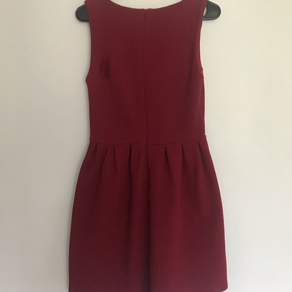 Anthropologie “Ganni” Noon & Night Wine Red Dress - Picture 6 of 10